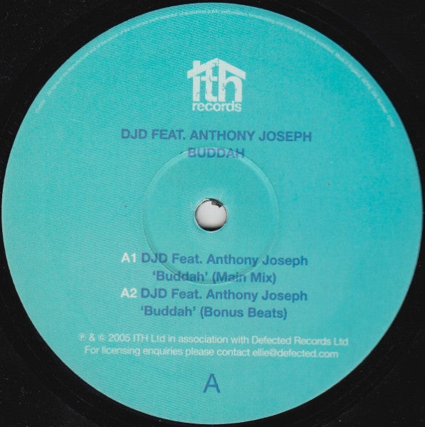 DJD Feat. Anthony Joseph (2) : Buddah (12")