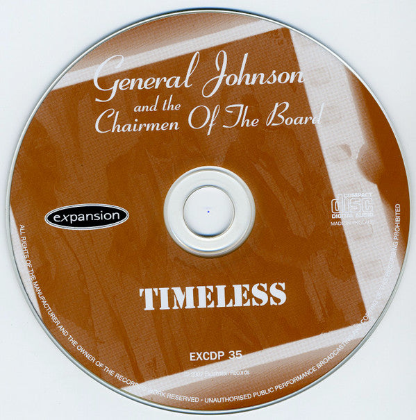 General Johnson And Chairmen Of The Board : Timeless (CD, Album, Comp)