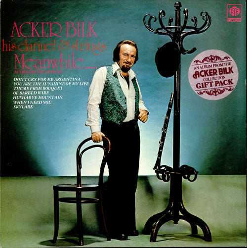 Acker Bilk His Clarinet And Strings : Meanwhile...... (LP, Quad)