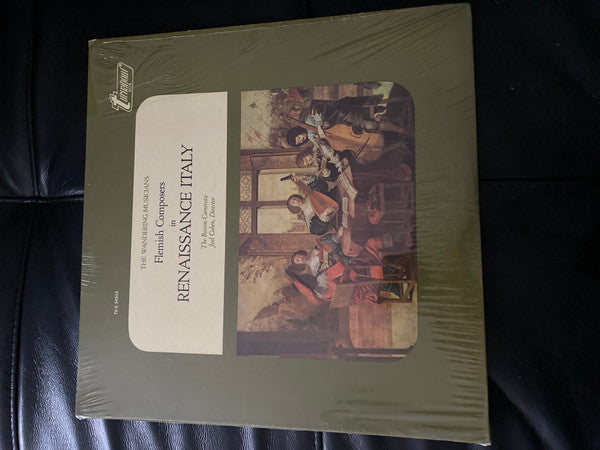 Boston Camerata, Joel Cohen (3) : Flemish Composers In Renaissance Italy (The Wandering Musicians) (LP, Album)