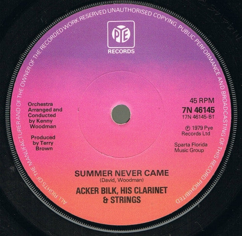 Acker Bilk His Clarinet And Strings : Aranjuez, Mon Amour (7", Single)