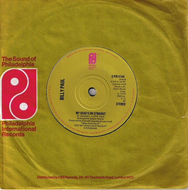 Billy Paul : Let's Make A Baby (7", Single, Sol)
