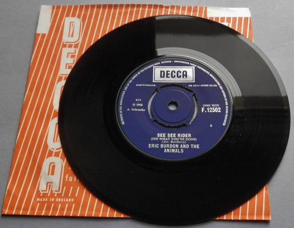 Eric Burdon & The Animals : Help Me Girl (7", Single)