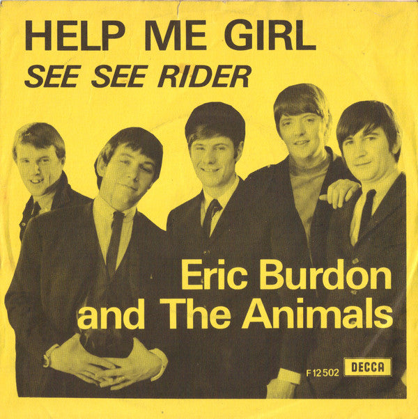 Eric Burdon & The Animals : Help Me Girl (7", Single)