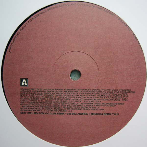 M.A.S. Collective Feat. Su Su Bobien : Stand Up (2x12")
