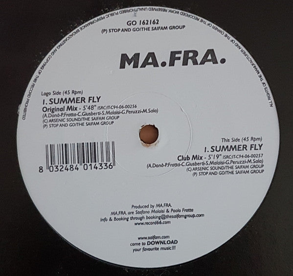 MA.FRA. : Summer Fly (12")