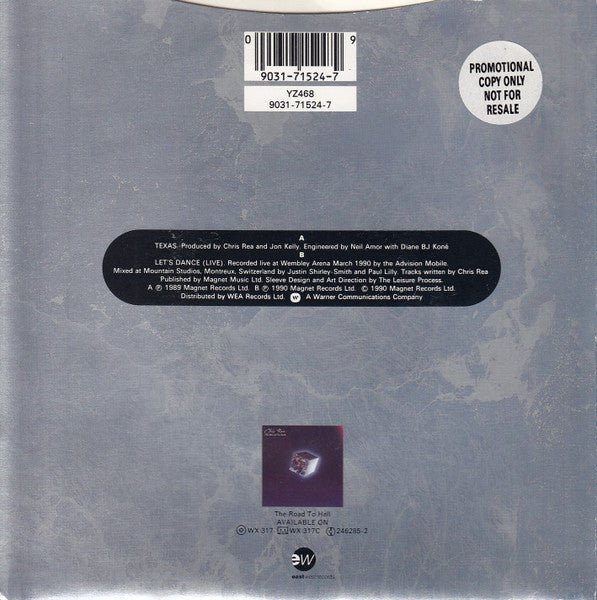 Chris Rea : Texas (7", Single)
