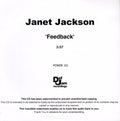 Janet Jackson : Feedback (CDr, Single, Promo, Wat)