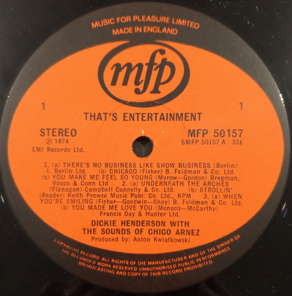 Dickie Henderson : That's Entertainment (LP)