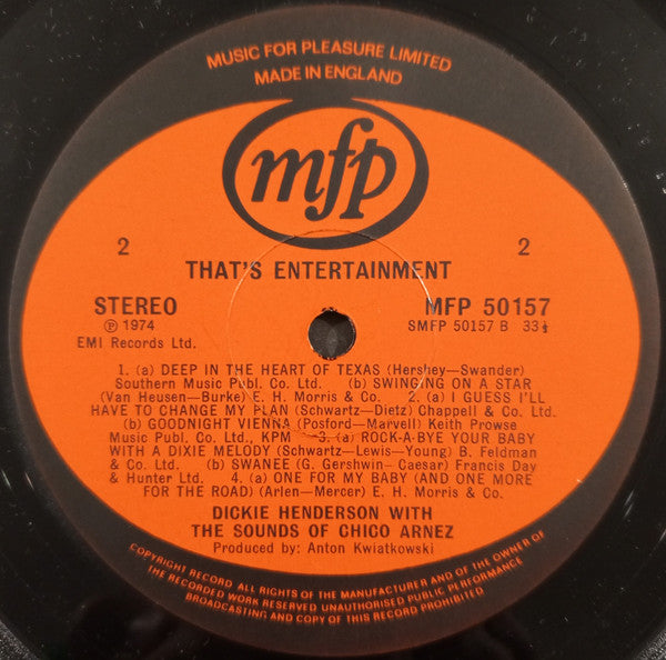 Dickie Henderson : That's Entertainment (LP)