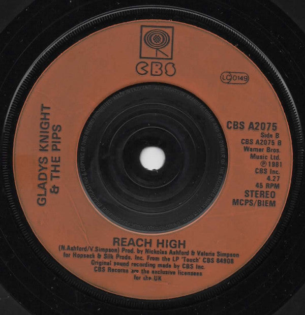 Gladys Knight And The Pips : I Will Fight  (7", Single)