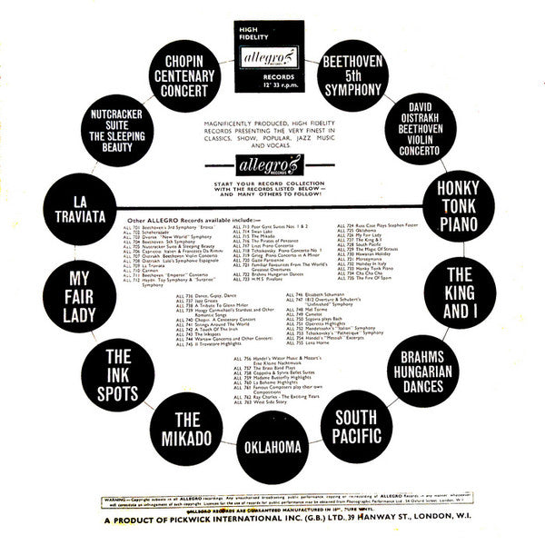 Symphony Of Strings (2) : A Touch Of Irish (LP, Mono, Bla)