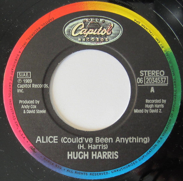 Hugh Harris : Alice (7")