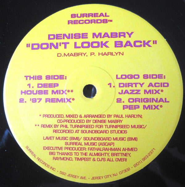 Denise Mabry : Don't Look Back (12")