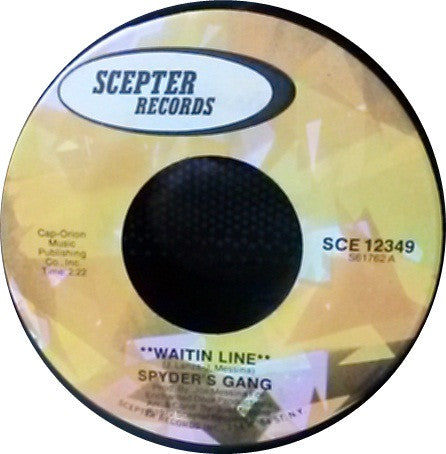 Spyder's Gang : Waitin Line (7", Single)