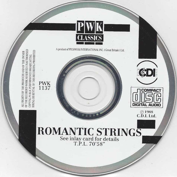 Tchaikovsky* / Dvorak* / Schubert* / Kreisler*, Vera Vaidman, Emanuel Krasovsky : Romantic Strings (CD)