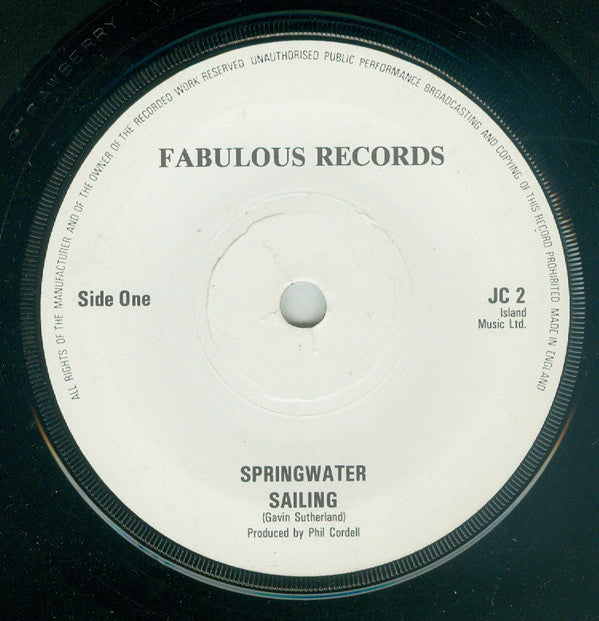 Springwater : Sailing (7", Single)