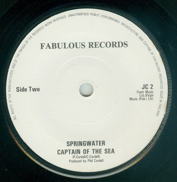 Springwater : Sailing (7", Single)