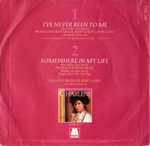 Charlene : I've Never Been To Me (7", Pic)