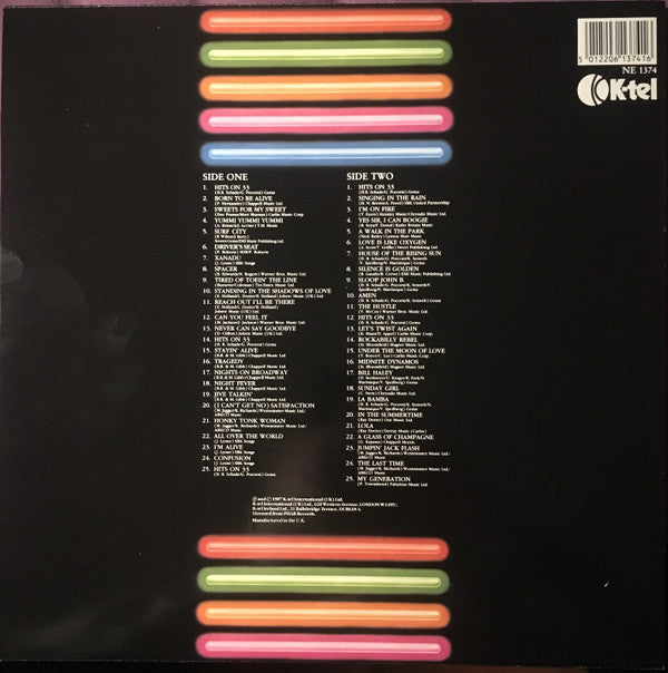 Sweet Power : Hooked On Hits - 50 Non-Stop Pop Hits (LP, Comp)
