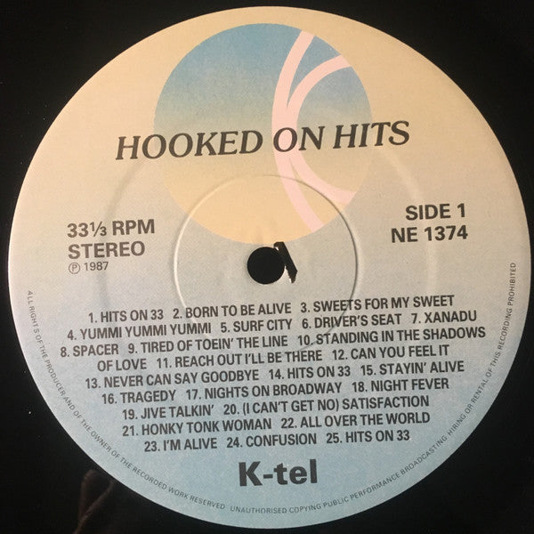 Sweet Power : Hooked On Hits - 50 Non-Stop Pop Hits (LP, Comp)