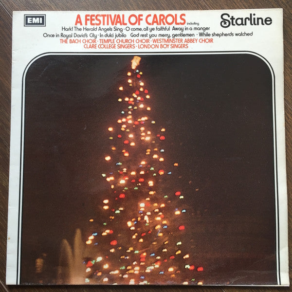 The Bach Choir, The Choir Of The Temple Church, The Choir Of Westminster Abbey, The Choir Of Clare College, The London Boy Singers : A Festival Of Carols (LP, Comp)
