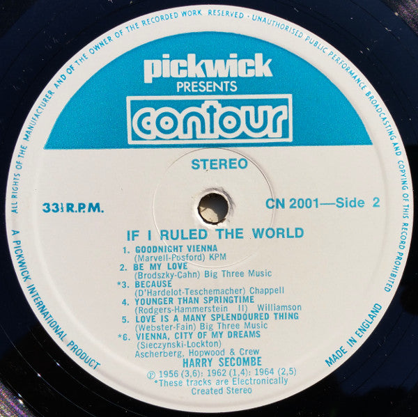 Harry Secombe : If I Ruled The World (LP, Comp)