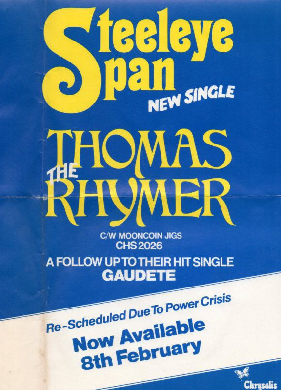 Steeleye Span : Thomas The Rhymer (7", Single)