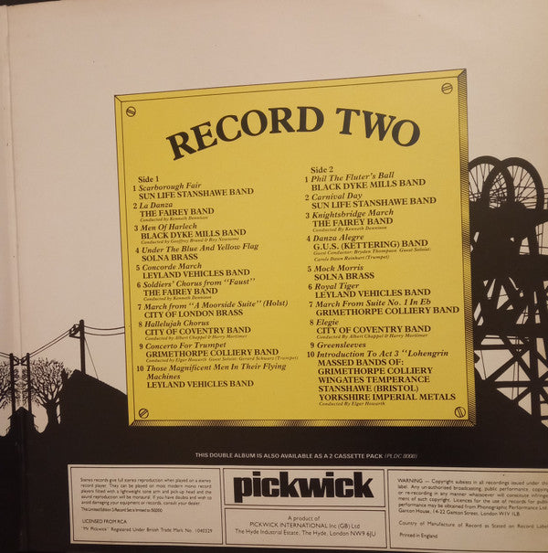 Various : 40 Brass Band Favourites (2xLP, Comp)