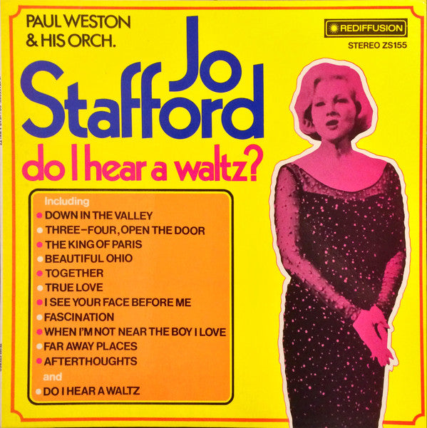 Jo Stafford With Paul Weston And His Orchestra : Do I Hear A Waltz? (LP, Album)