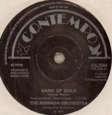 The Armada Orchestra : Band Of Gold (7", Single, Sol)