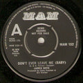 The James Boys (2) : Don't Ever Leave Me (Baby) (7", Single, Promo)