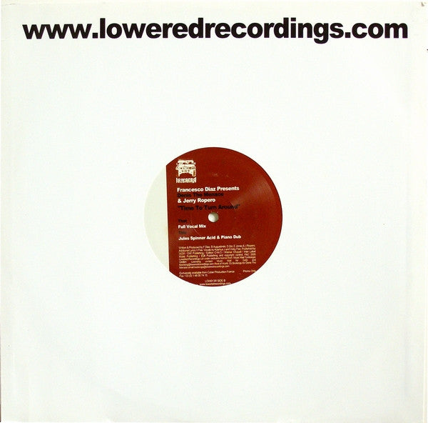 Francesco Diaz Presents Denis The Menace & Jerry Ropero* : Time To Turn Around (12", Promo)