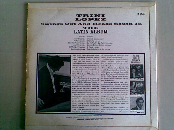 Trini Lopez : The Latin Album (LP, Album)