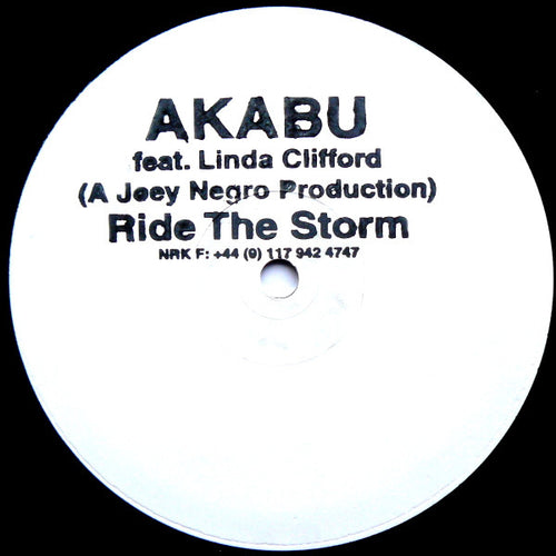 Akabu : Ride The Storm (12", S/Sided, W/Lbl, Sta)