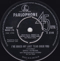 Chris Rayburn : I've Cried My Last Tear Over You (7", Single)