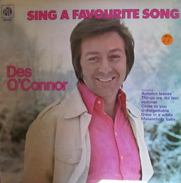 Des O'Connor : Des O'connor Sing A Favourite Song (LP, Comp)