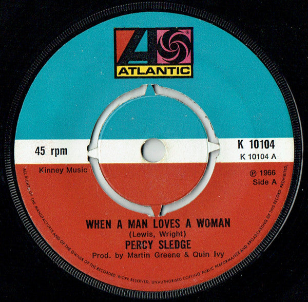 Percy Sledge : When A Man Loves A Woman (7", Single, RE, Kno)