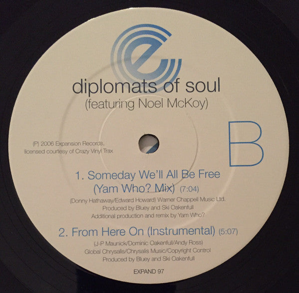 Diplomats Of Soul Feat. Noel McKoy : Someday (12")
