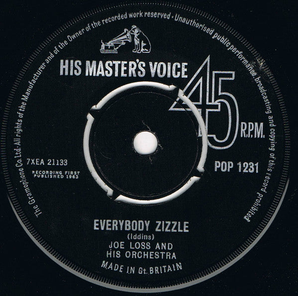 Joe Loss & His Orchestra : Everybody Zizzle / Loddy Lo (7", Single, Mono)