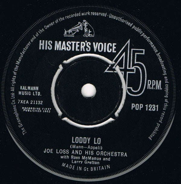 Joe Loss & His Orchestra : Everybody Zizzle / Loddy Lo (7", Single, Mono)