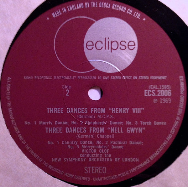 Edward German : Merrie England / Henry VIII / Nell Gwyn (LP, RE, RM)