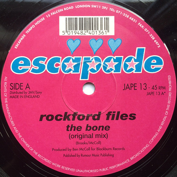 The Rockford Files : The Bone (12", Single)