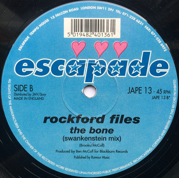 The Rockford Files : The Bone (12", Single)