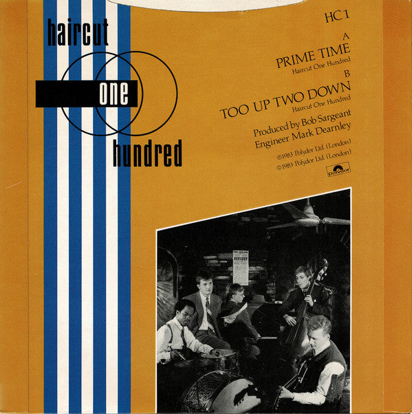 Haircut One Hundred : Prime Time (7", Single, Pap)