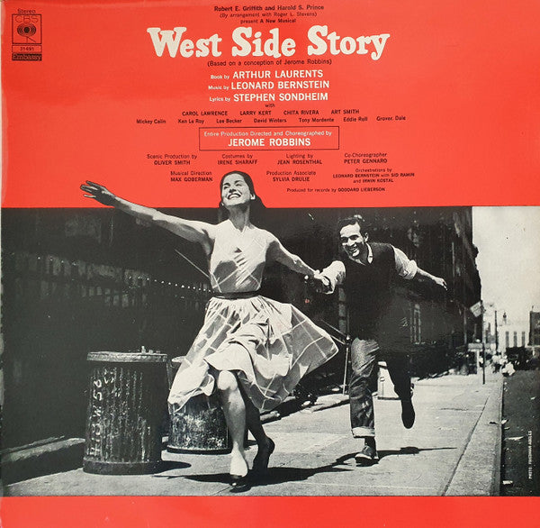 Leonard Bernstein ‧ Jerome Robbins ‧ Carol Lawrence ‧ Larry Kert ‧ Chita Rivera, Arthur Gordon Smith : West Side Story (LP)