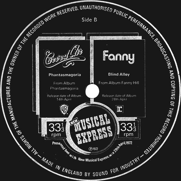 The Rolling Stones / Curved Air / Fanny (2) : Untitled (Flexi, 7", Smplr)