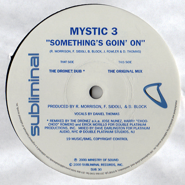 Mystic 3 : Something's Goin' On (12")
