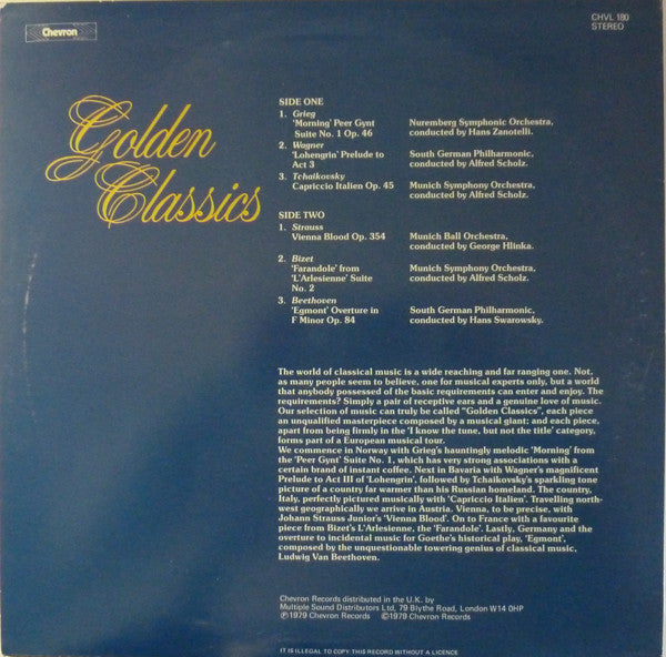 Various : Golden Classics (LP, Comp)