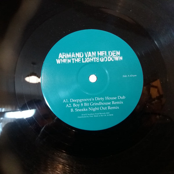 Armand Van Helden : When The Lights Go Down (Remixes) (12")